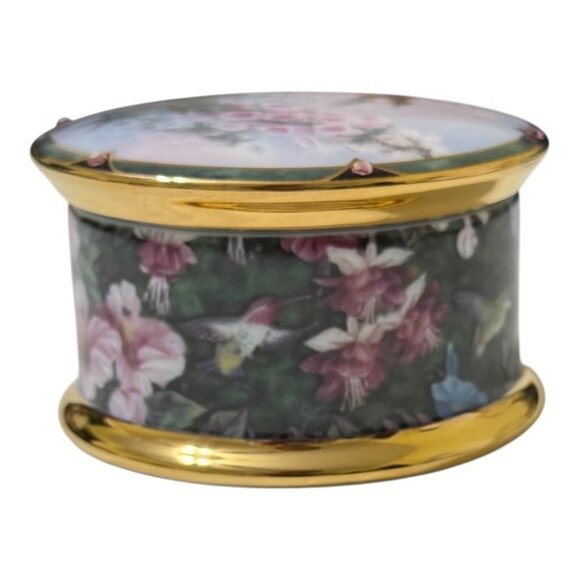 Rufous Hummingbird Music Box 1994 Lena Liu Ardleigh-Elliott Beethoven Ode to Joy - Picture 4 of 8